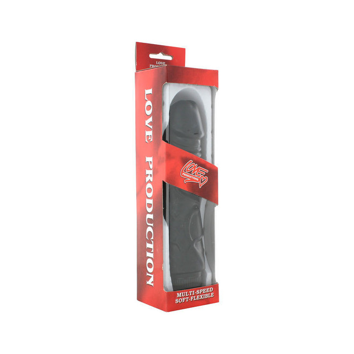SEVEN CREATIONS - VIBRADOR PERFECT PLEASURES PRETO 22 CM