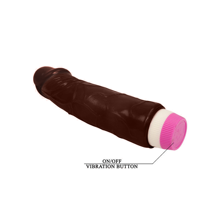 BAILE - VIBRADOR ONDAS DE PRAZER 19.5 CM MULATO