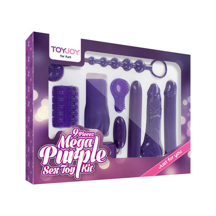 TOYJOY - SÓ PARA VOCÊ KIT DE BRINQUEDOS SEXUAIS MEGA ROXO