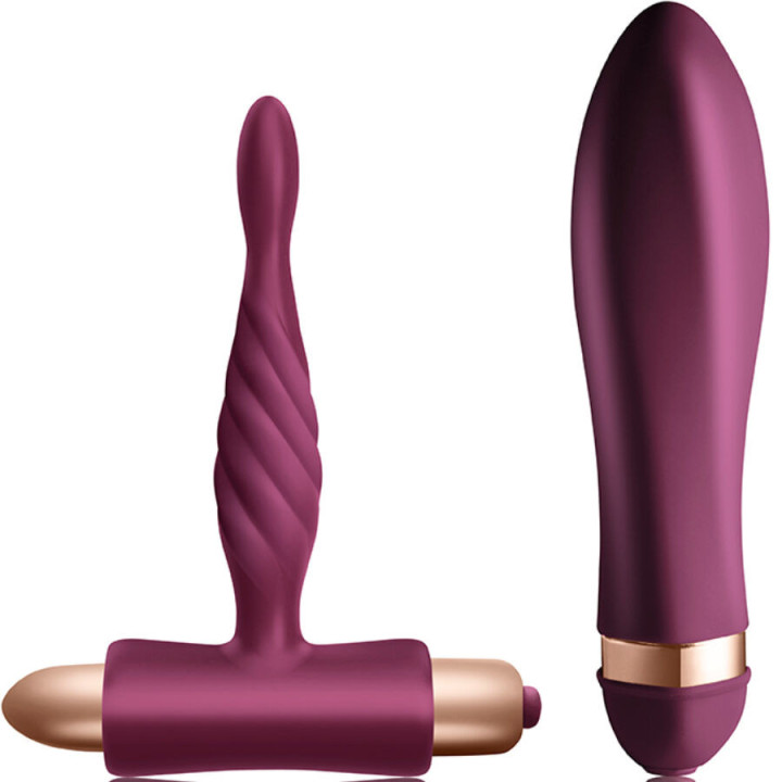 CLIMAXIMUM - KIT DARE VIBRADOR TORCIDO + PLUG ANAL INICIANTES