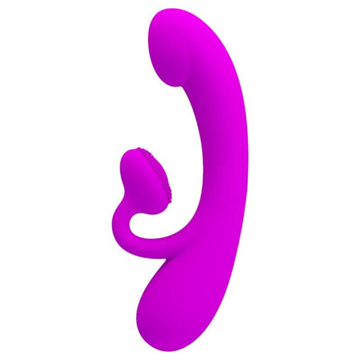 PRETTY LOVE - SINCERO VIBRADOR E SUCÇÃO CLITÓRICA DE SILICONE ROXO