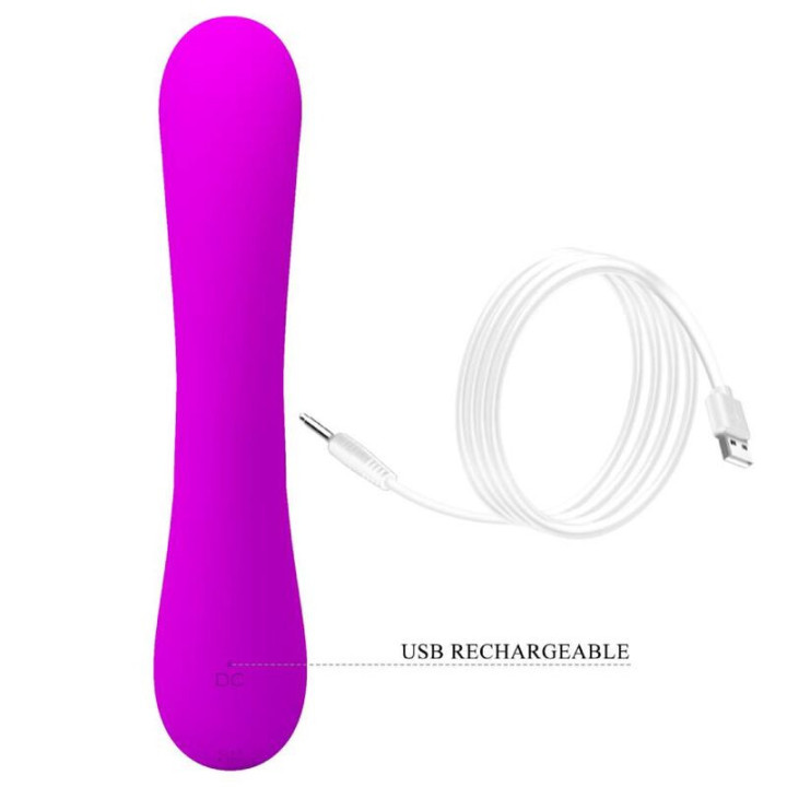 PRETTY LOVE - SINCERO VIBRADOR E SUCÇÃO CLITÓRICA DE SILICONE ROXO