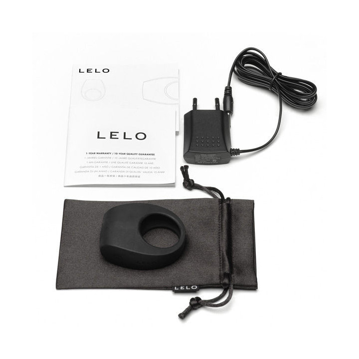 LELO - ANEL VIBRADOR PRETO TOR II