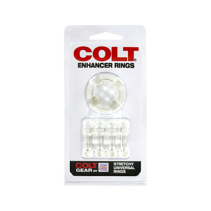 CALEXOTICS - ANÉIS COLT ENHANCER TRANSPARENTES