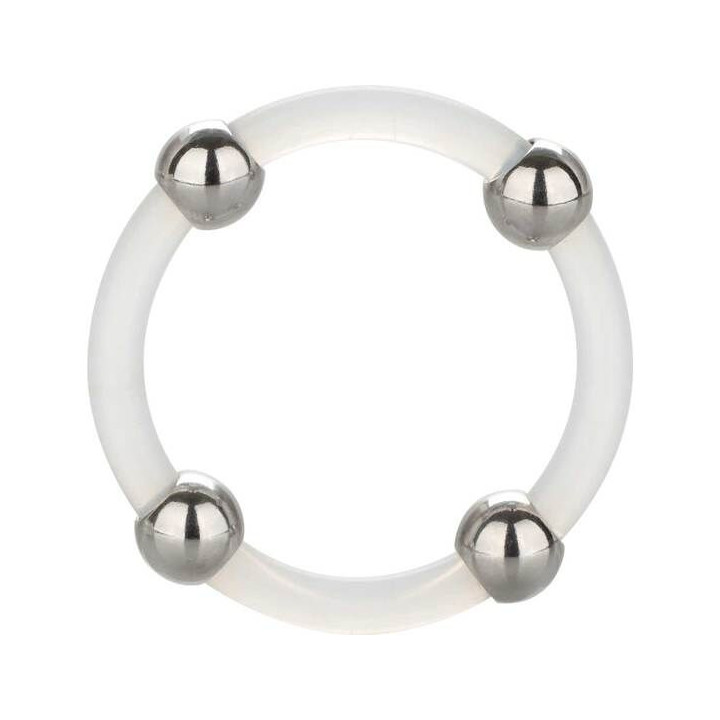 CALEXOTICS - ANEL DE SILICONE COM FRESAS DE AO L