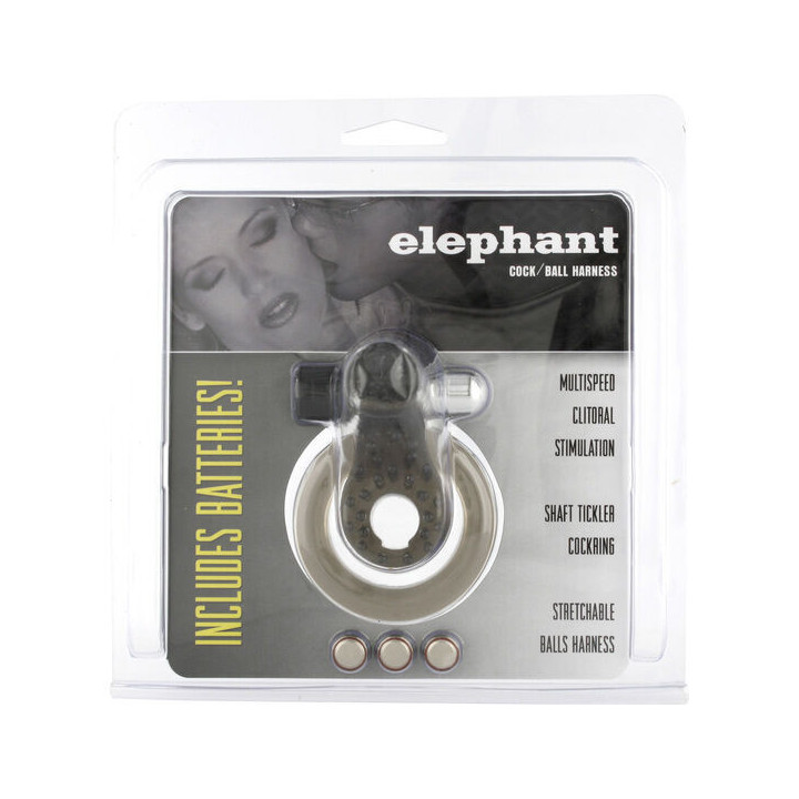 SEVEN CREATIONS - ANEL VIBRADOR COM ELEFANTE ESTIMULANTE