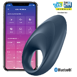 SATISFYER - APLICATIVO VIBRADOR DE UM ANEL MIGHTY