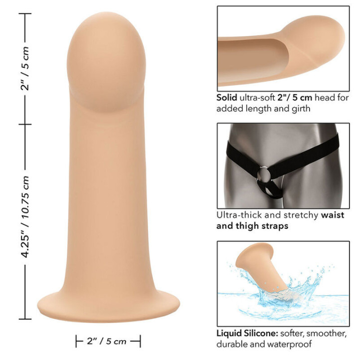 CALEXOTICS - EXTENSO PERFORMANCE MAXX COM ARNÊS PELE LEVE