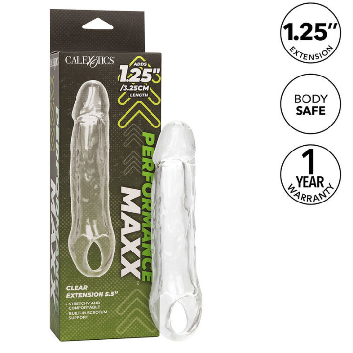 CALEXOTICS - PERFORMANCE MAXX CLEAR EXTENSION 5.5 TRANSPARENTE