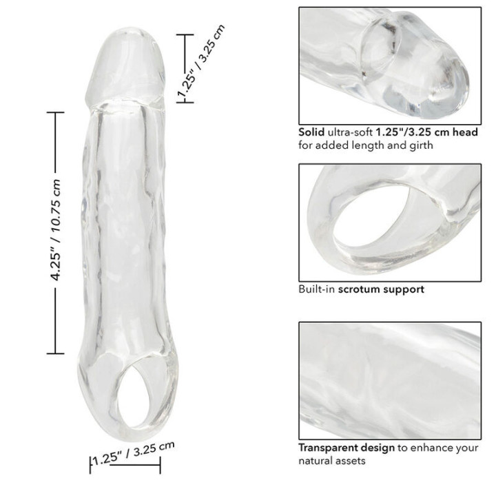 CALEXOTICS - PERFORMANCE MAXX CLEAR EXTENSION 5.5 TRANSPARENTE