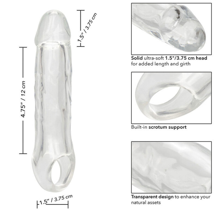 CALEXOTICS - PERFORMANCE MAXX CLEAR EXTENSION 6.5 TRANSPARENTE