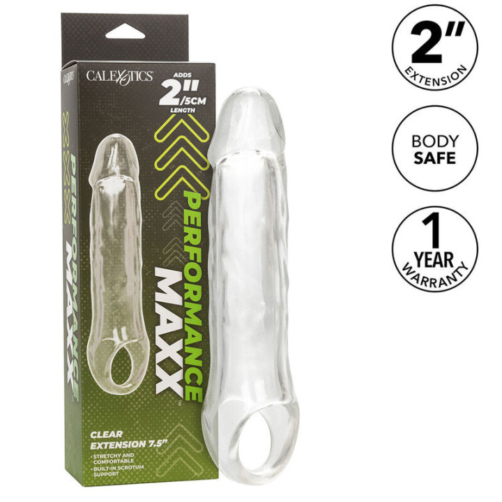 CALEXOTICS - PERFORMANCE MAXX CLEAR EXTENSION 7.5 TRANSPARENTE