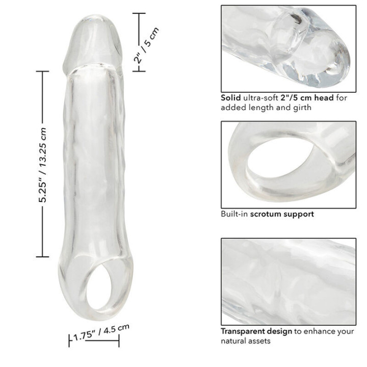 CALEXOTICS - PERFORMANCE MAXX CLEAR EXTENSION 7.5 TRANSPARENTE