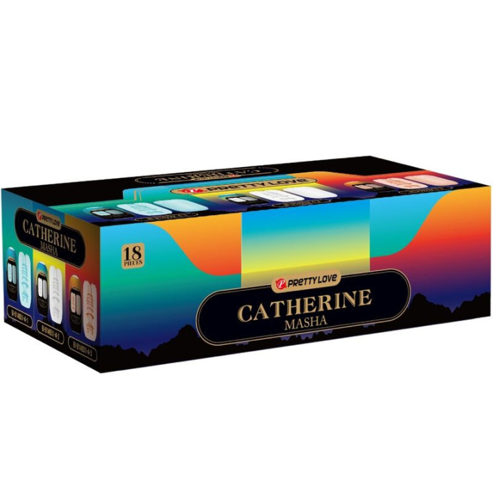 PRETTY LOVE - MASHA PACK 18 VÁRIOS MASTURBADORES MASCULINOS
