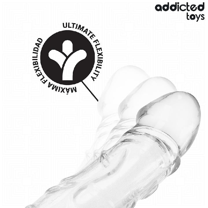 ADDICTED TOYS - EXTENSÃO DE PÊNIS TRANSPARENTE 27 CM