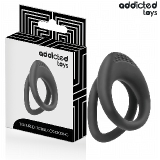 ADDICTED TOYS - ANEL DE PÊNIS COM DUPLA TEXTURA