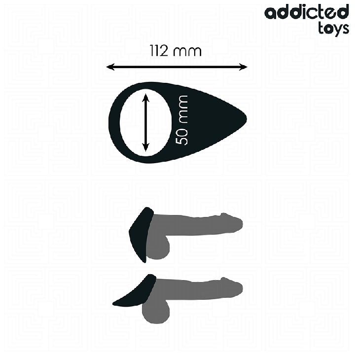 ADDICTED TOYS - ANEL DE PÊNIS EM FORMA DE LÁGRIMAS