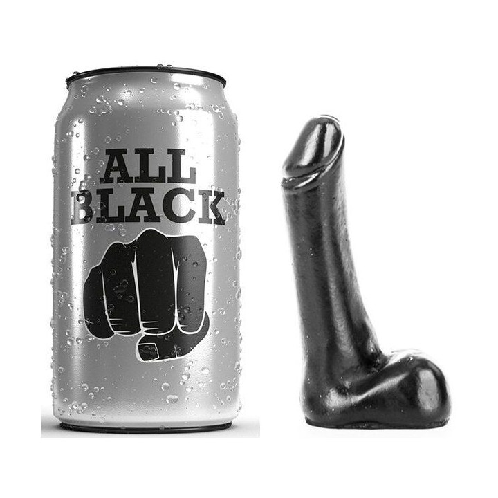 ALL BLACK - DILDO 9 CM