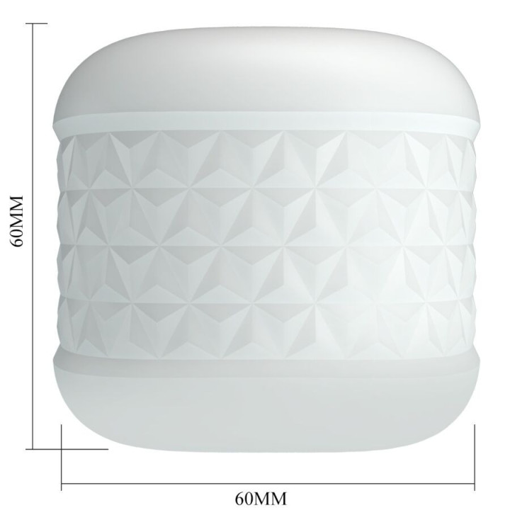 PRETTY LOVE - MASTURBADOR MASCULINO CRYSTLE BRANCO