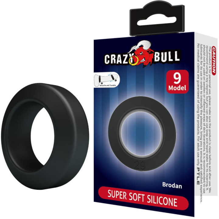 CRAZY BULL - ANEL DE SILICONE BRODAN MODELO 9