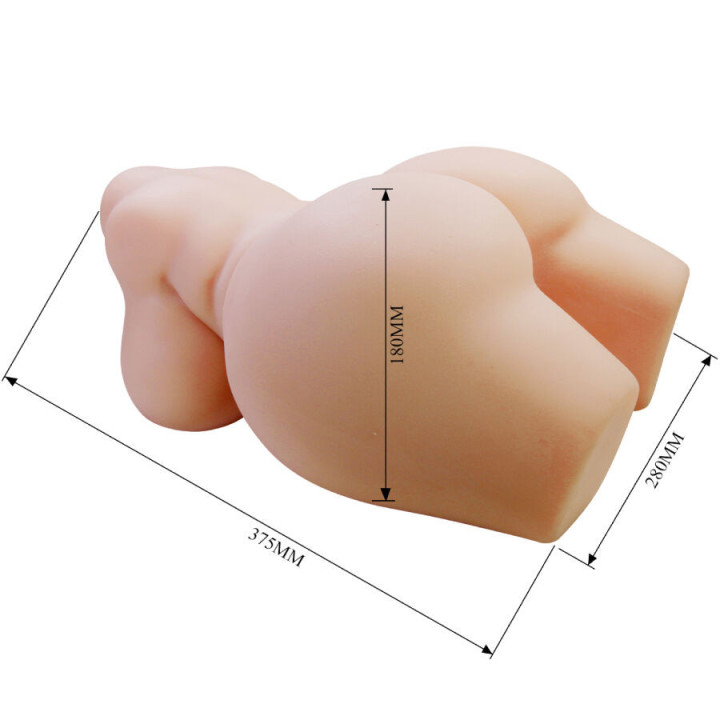 CRAZY BULL - GRACE TRONCO FEMININO REALISTA VAGINA E ANAL 7.5 KG
