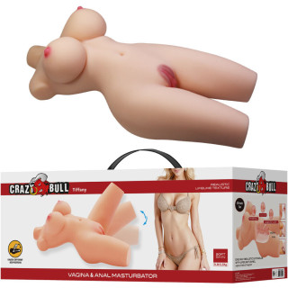 CRAZY BULL - TIFFANY TORSO FEMININO REALISTA VAGINA E ANAL 5.5 KG