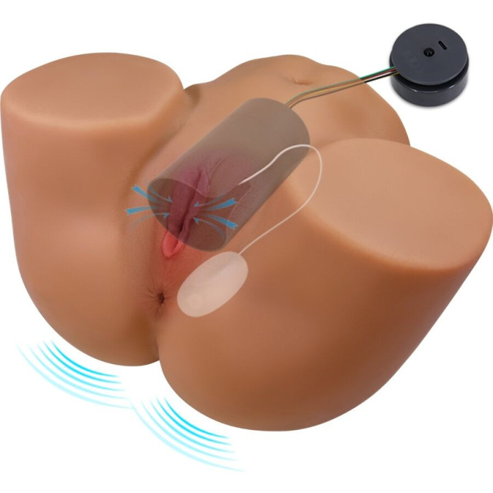 CRAZY BULL - GERIANN VIBRADOR DE BULL FEMININO REALISTA E SUCÇÃO COM SOM 5.5 KG