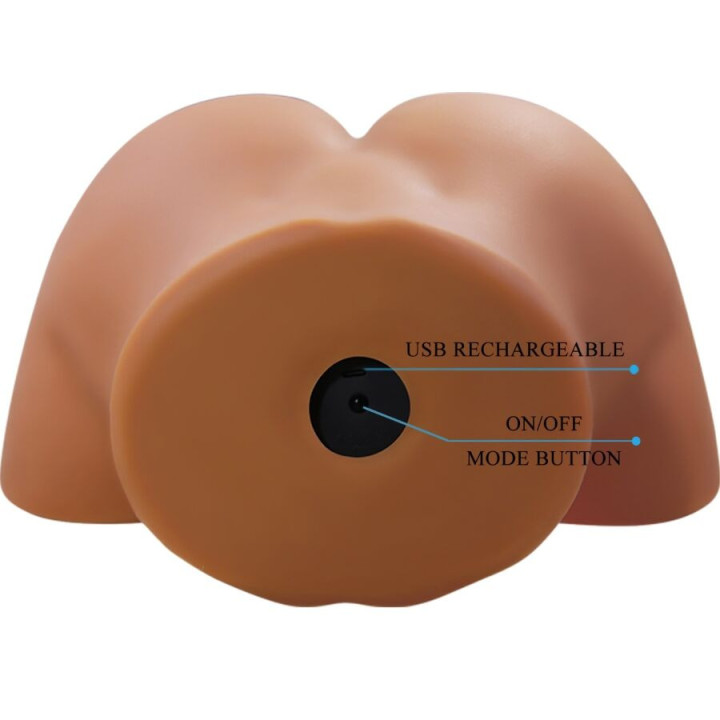 CRAZY BULL - GERIANN VIBRADOR DE BULL FEMININO REALISTA E SUCÇÃO COM SOM 5.5 KG