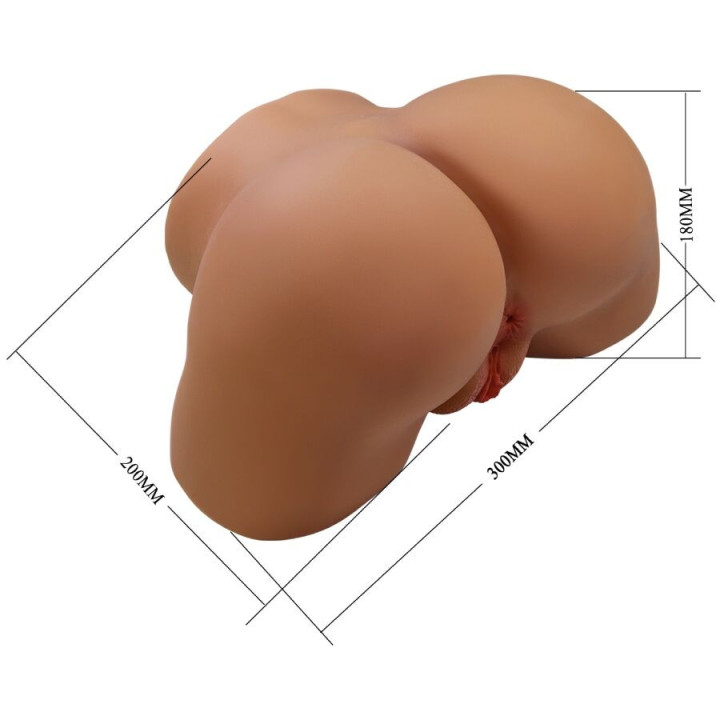 CRAZY BULL - GERIANN VIBRADOR DE BULL FEMININO REALISTA E SUCÇÃO COM SOM 5.5 KG