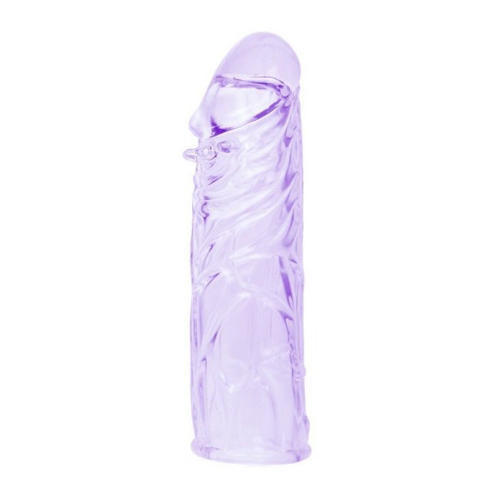 BAILE - CAPA LILAC PARA O PÉNIS EM SILICONE ADAPTVEL 13 CM
