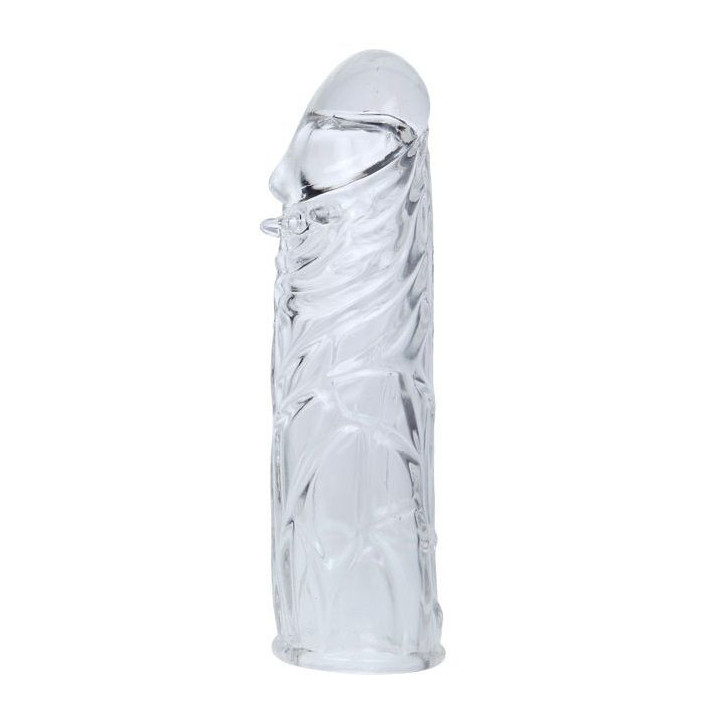 BAILE - CAPA PARA PÉNIS SILICONE TRANSPARENTE 13 CM