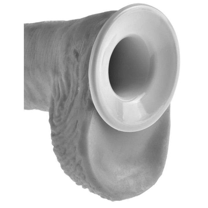 KING COCK - SISTEMA DE SUSPENSÃO 30.5 CM HOLLOW STRAP-ON - CARNE