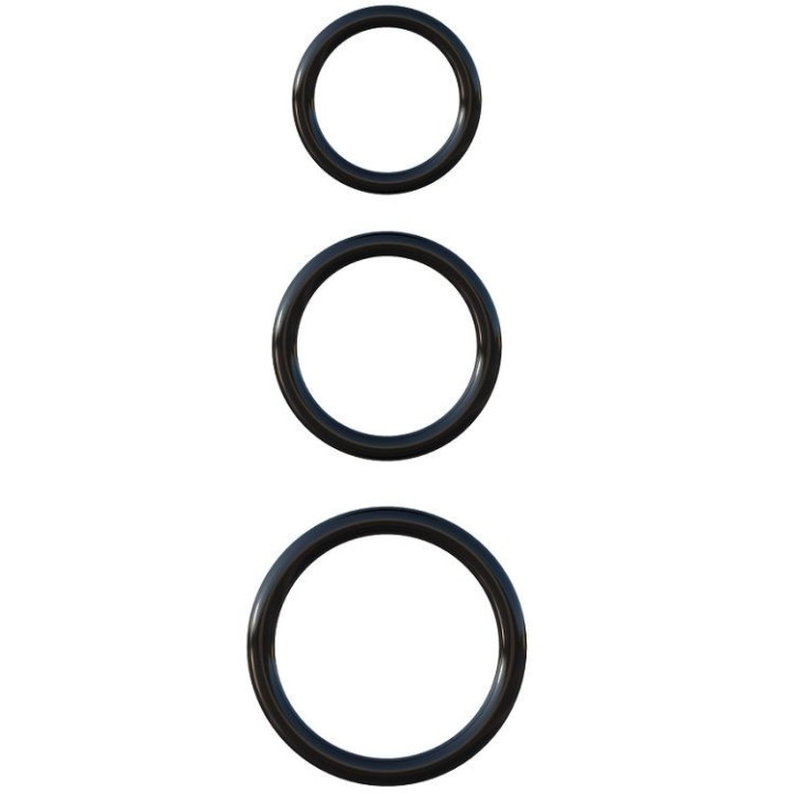 FANTASY C-RINGZ - CONJUNTO DE ESTAMINA DE 3 ANEL DE SILICONE