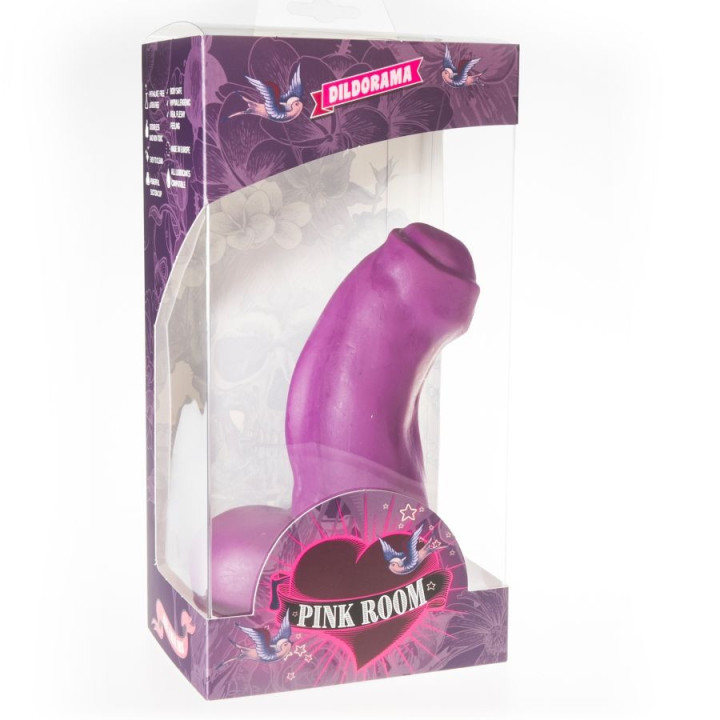 PINK ROOM - NESTOR DILDO REALISTA ROXO 16.5 CM