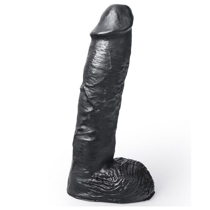 HUNG SYSTEM - DILDO REALÍSTICO PRETO COR MICKEY 24 CM