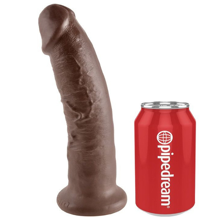 KING COCK - 9 DILDO MARROM 22.9 CM