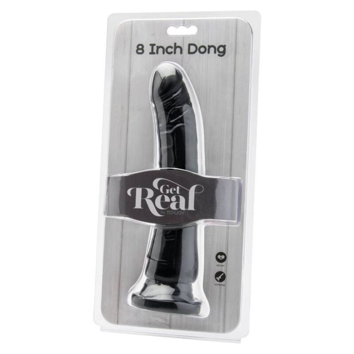 GET REAL - DONG 20.5 CM PRETO