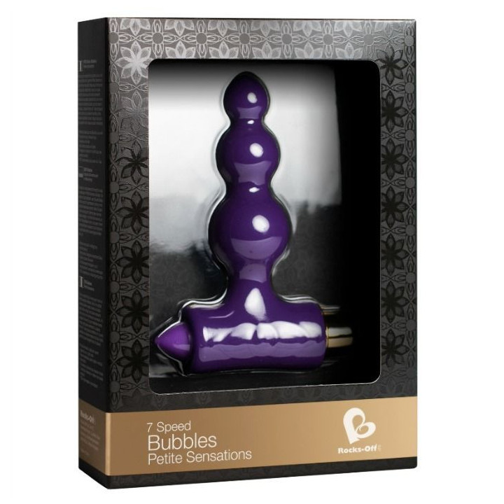 ROCKS-OFF - ESTIMULADOR ANAL PETITE BUBBLES - LILAC