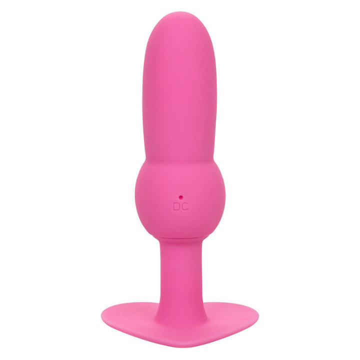 CALEXOTICS - FIRST TIME PLUG ANAL SONDA DE CONTAS 10 VIBRAÇÕES ROSA