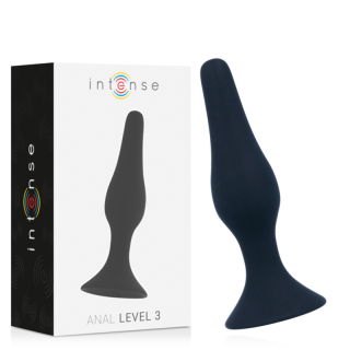 INTENSE - ANAL NÍVEL 3 12.5CM PRETO