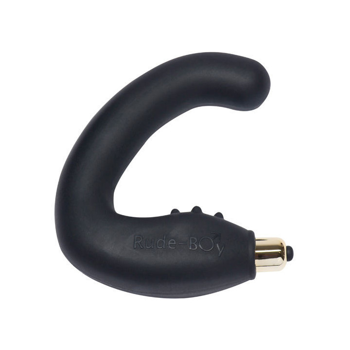 ROCKS-OFF - RUDE-BOY MASCULINO G-SPOT MASSAGER 7 V PRETO
