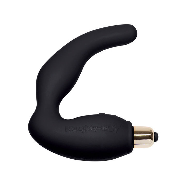 ROCKS-OFF - NAUGHTY-BOY MASCULINO G-SPOT MASSAGER 7 V PRETO
