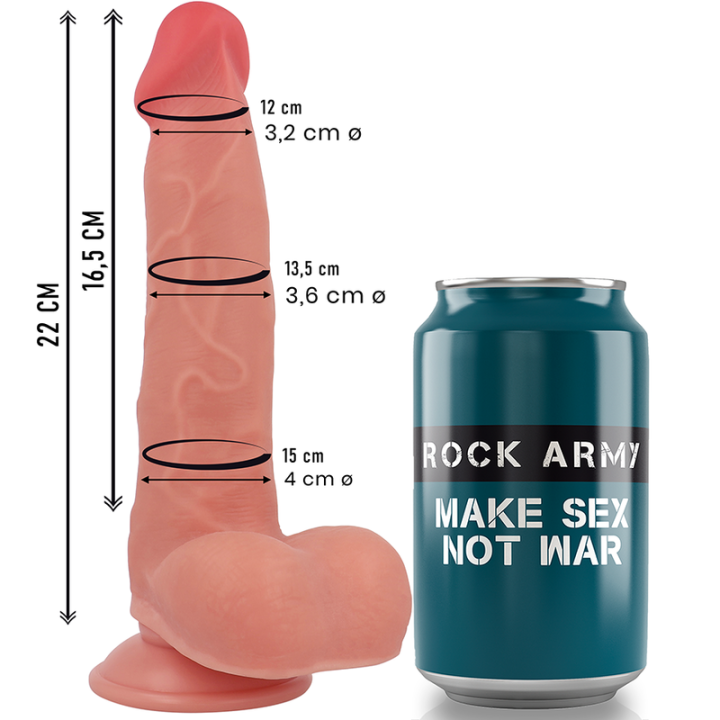 ROCKARMY - SILICONE LÍQUIDO RANGER 22 CM -O- 3.6 CM