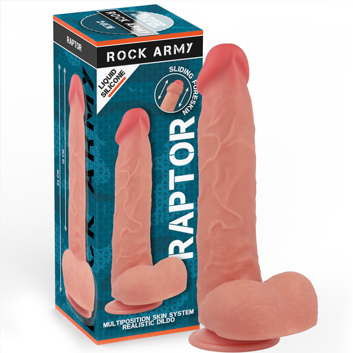ROCKARMY - SILICONE LÍQUIDO RAPTOR 24 CM -O- 4.4 CM