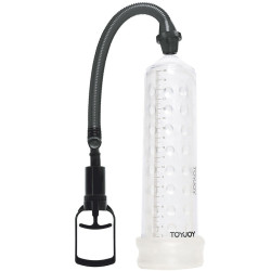 TOYJOY - BOMBA DE MASSAGEM PODEROSA COM MANGA TRANSPARENTE