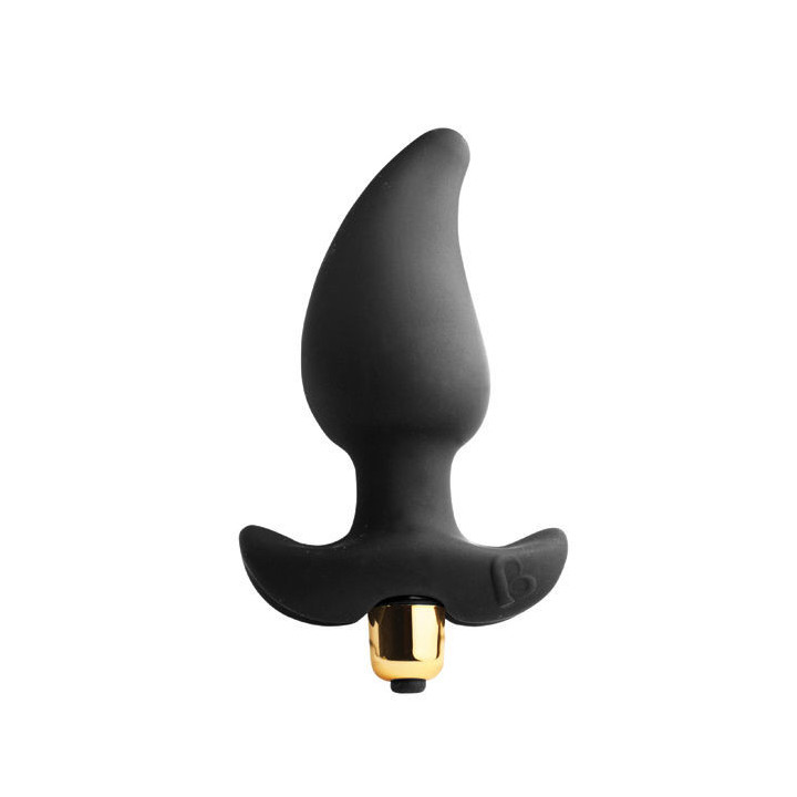 ROCKS-OFF - ESTIMULADOR BUTT QUIVER P-POINT 7 VELOCIDADES PRETO