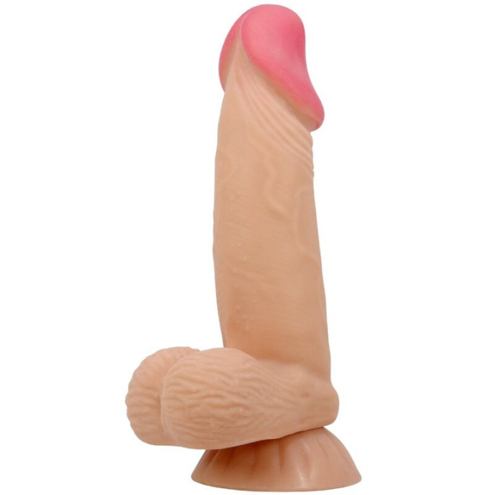 PRETTY LOVE - SÉRIE SLIDING SKIN DILDO REALÍSTICO COM VENTOSA DESLIZANTE PELE 19.4 CM