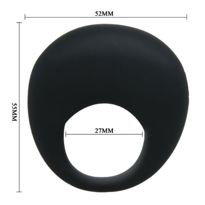 PRETTY LOVE - TRAP ANEL VIBRADOR PRETO