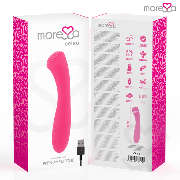 MORESSA - CELSO PREMIUM SILICONE RECARREGVEL