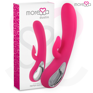 MORESSA - DUSTIN SUCÇÃO CLITÓRICA E VIBRAÇÃO PODEROSA SILICONE PREMIUM RECARREGÁVEL
